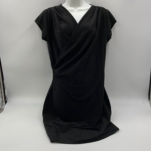 Black sparkly mango Marta dress - Picture 1 of 10